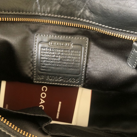 COACH LEATHER BAG - Picture 4 of 7